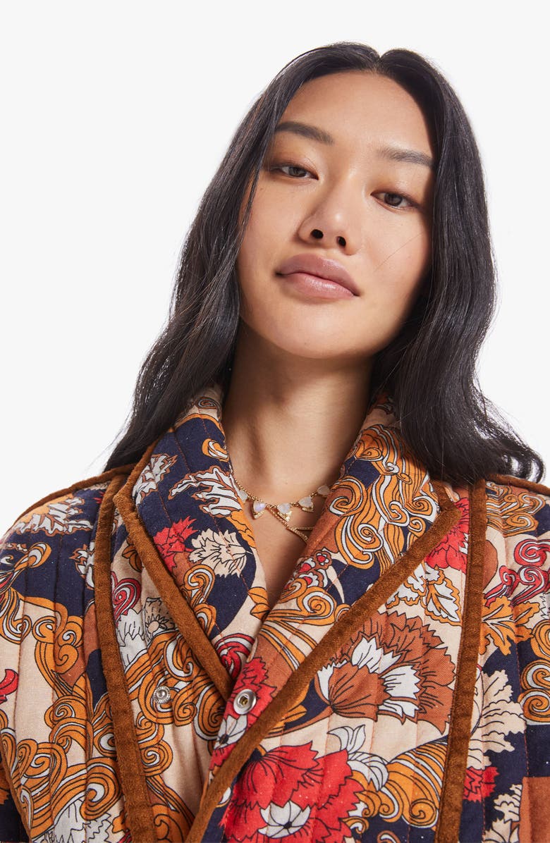 MOTHER The Big Time Bond Quilted Cotton Jacket, Alternate, color,