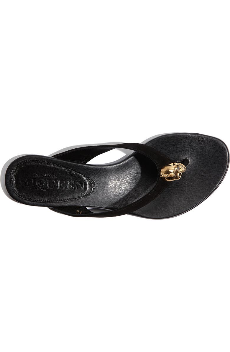 McQueen Alexander McQueen Thong Sandal, Alternate, color,