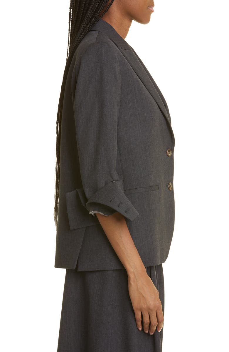TWP Boyfriend Stretch Wool Blazer, Alternate, color, 