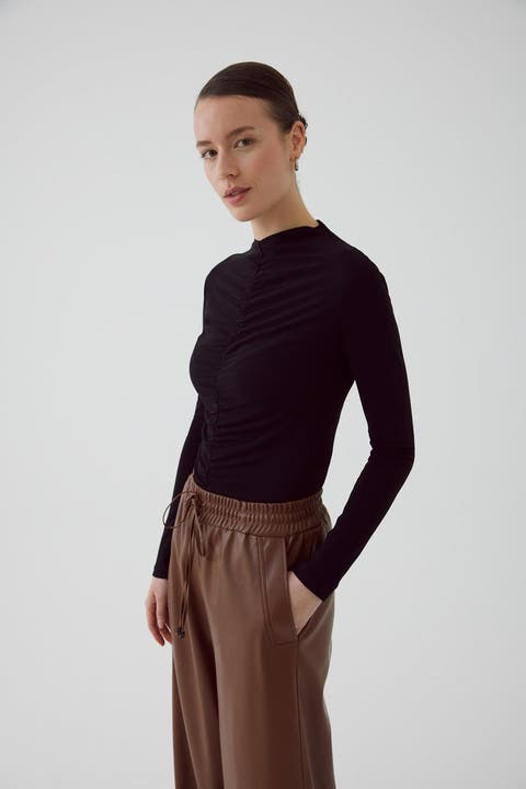 Aglaia Tulle Blouse