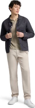 Onia Linen Herringbone Overshirt