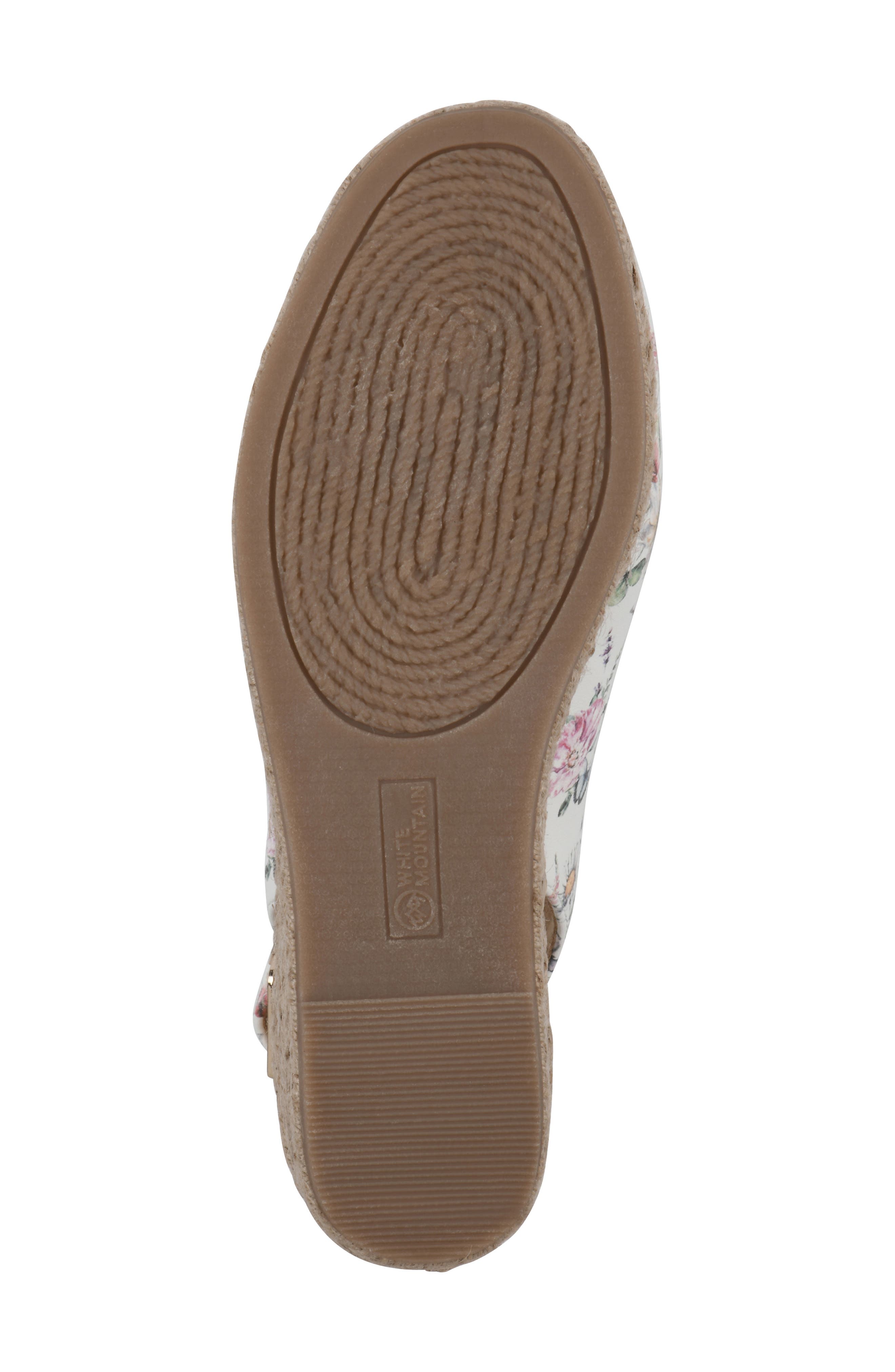 Maize Slingback Wedge Sandal, Alternate, color, WHITE/ BUTTERFLY/ MULTI