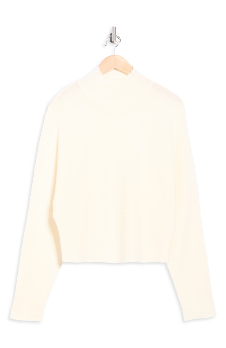 Ramy Brook Cassidy Mock Neck Wool Sweater, Alternate, color, Ivory