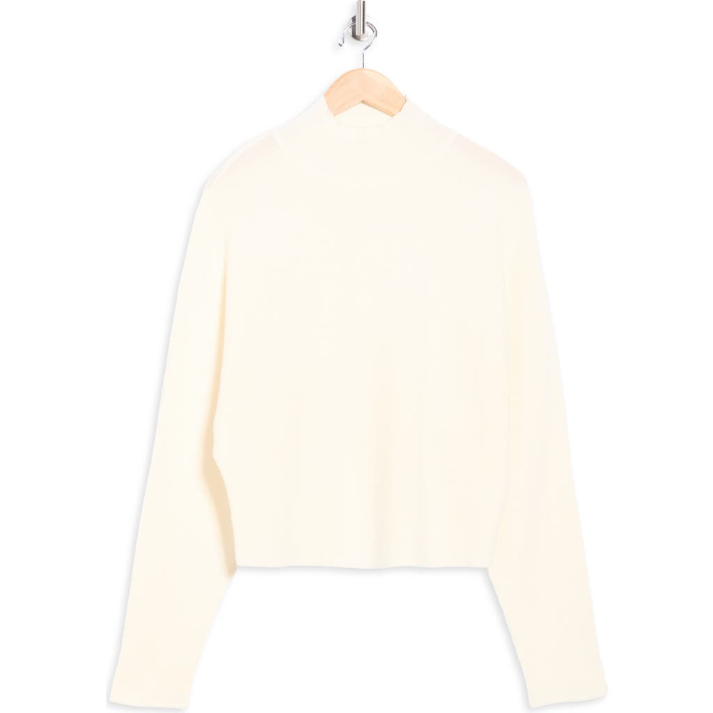 Ramy Brook Cassidy Mock Neck Wool Sweater In Neutral