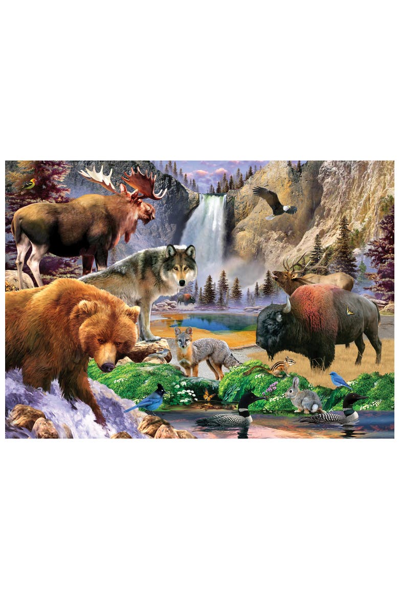 Yellowstone 500 Piece Jigsaw Puzzle, Alternate, color, Multicolor