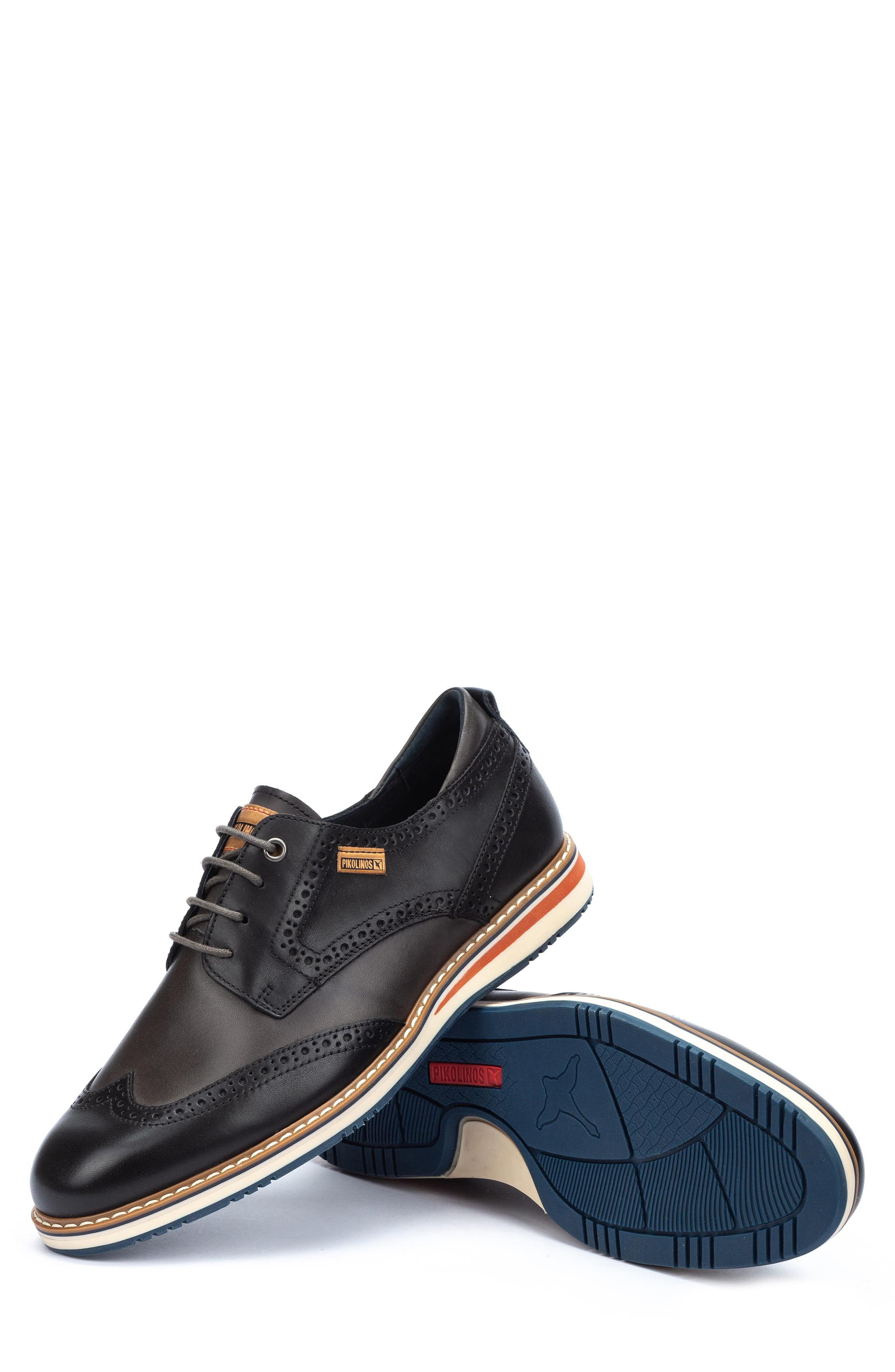 PIKOLINOS Avila Wingtip Derby, Alternate, color, Black