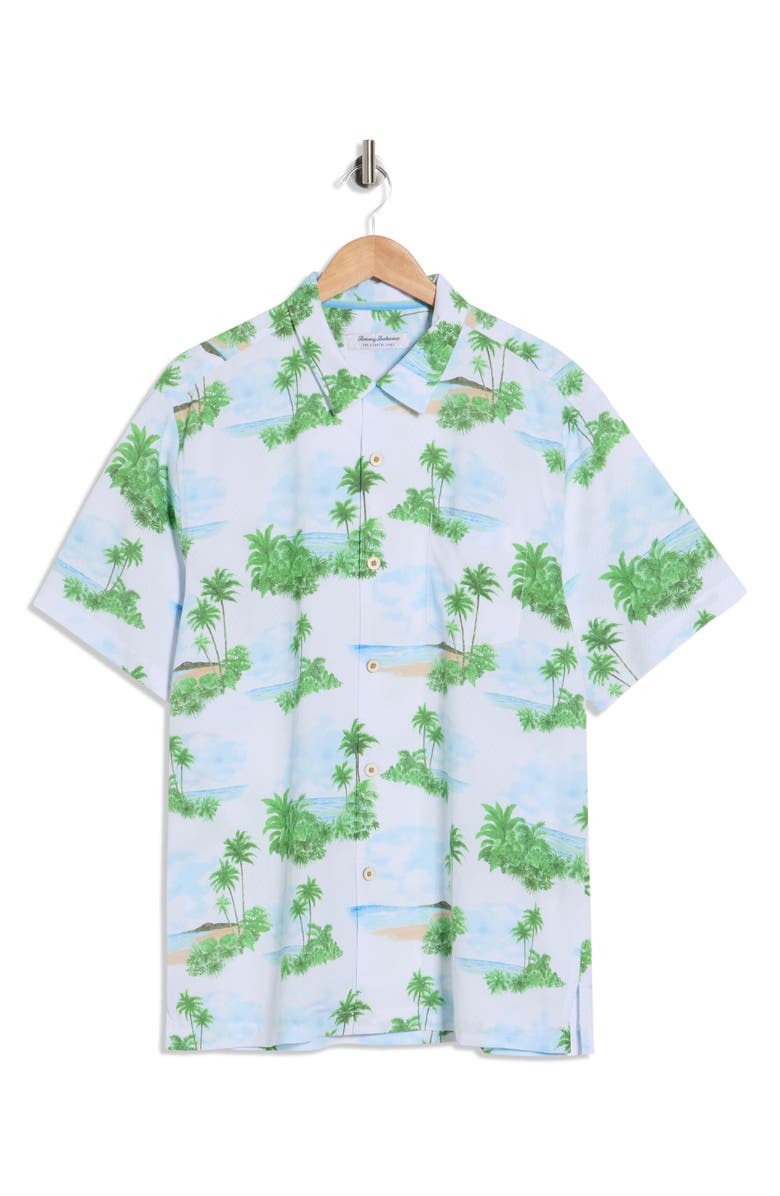 Tommy Bahama Coastal Ease Island Hues Short Sleeve Button-Up Shirt, Main, color, 