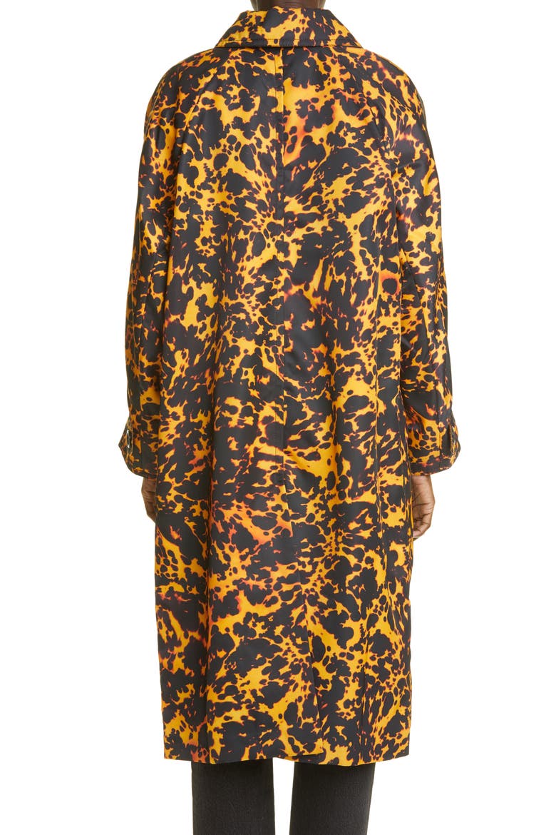 Tortoiseshell Print Coat, Alternate, color, NATURAL