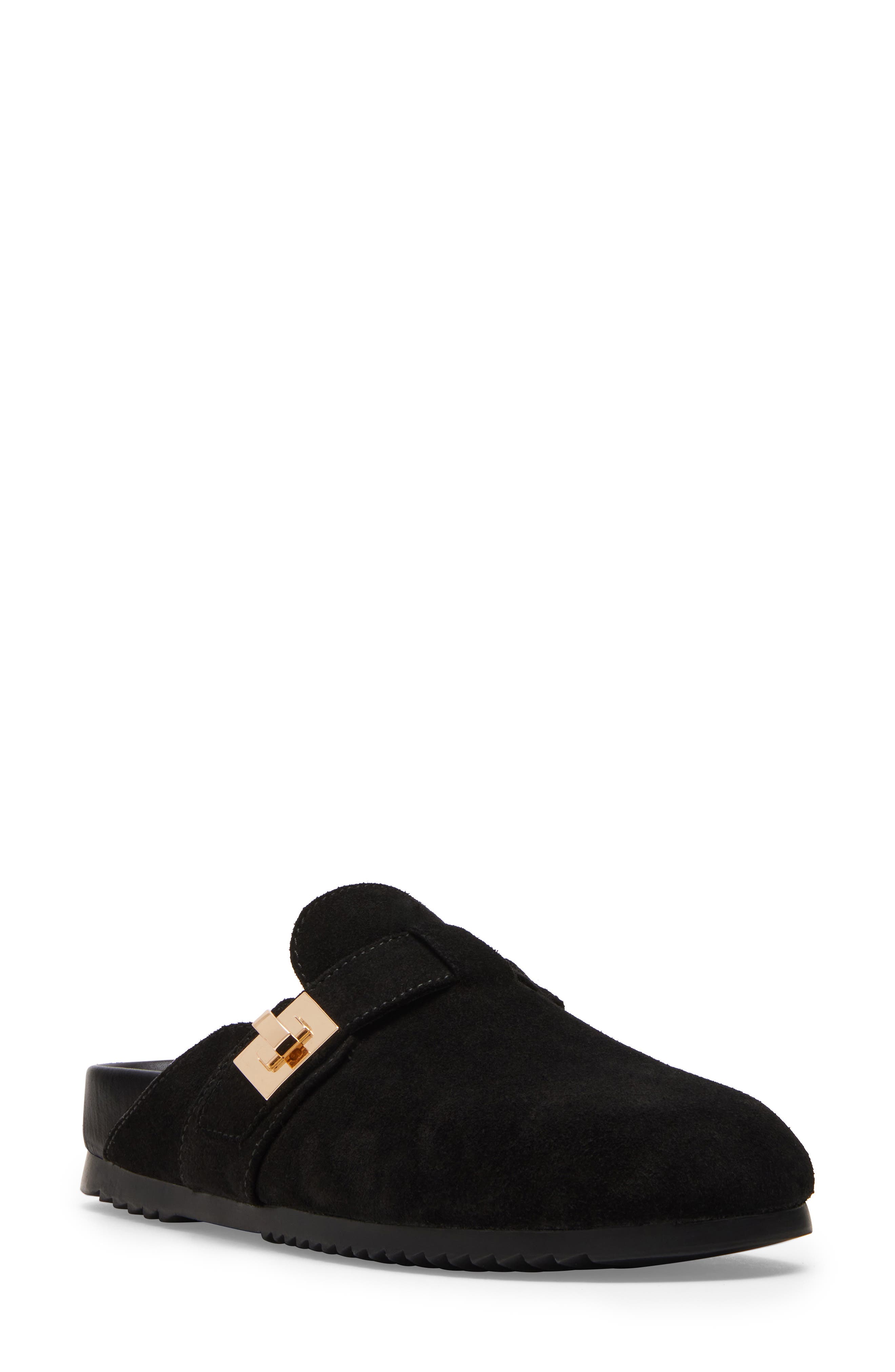 Money Clog, Main, color, BLACK SUED