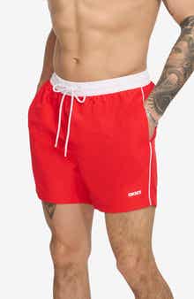 DKNY Two-Tone Swim Trunks