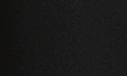 Ming Wang Chain Trim Deco Crepe A-line Skirt In Black