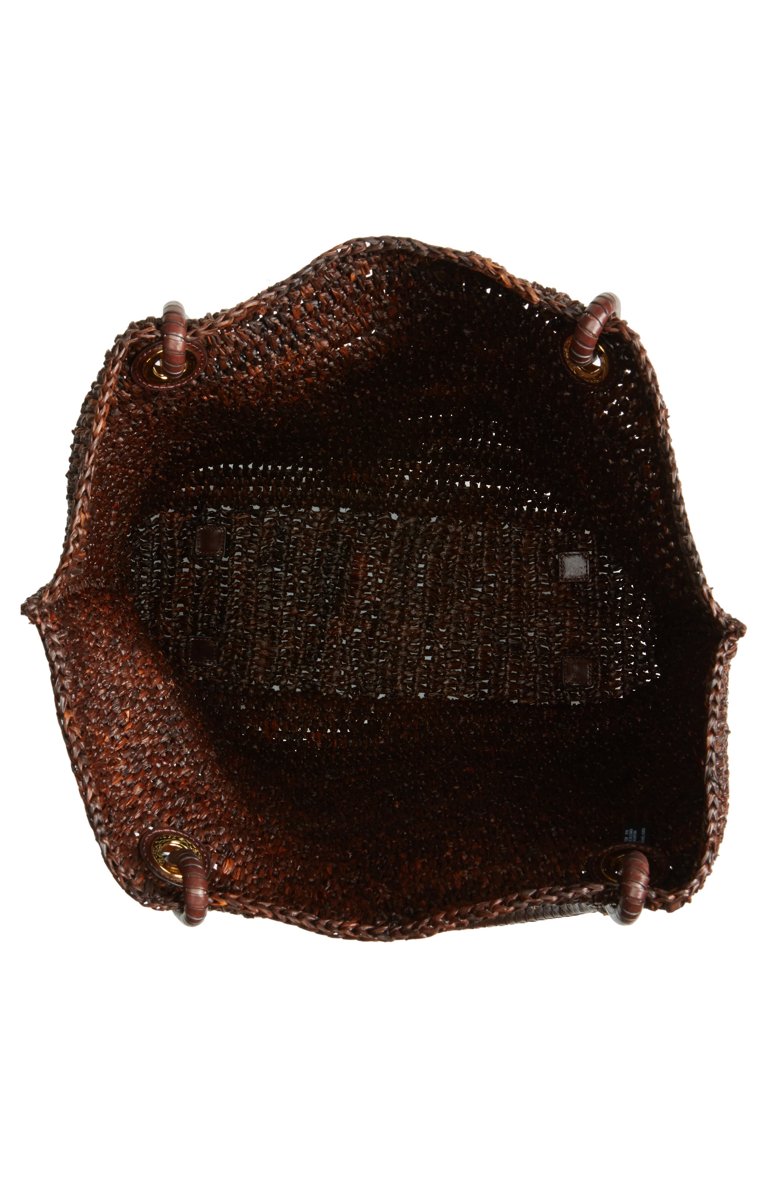 Michael Kors Skorpios Woven Raffia Tote, Alternate, color, 