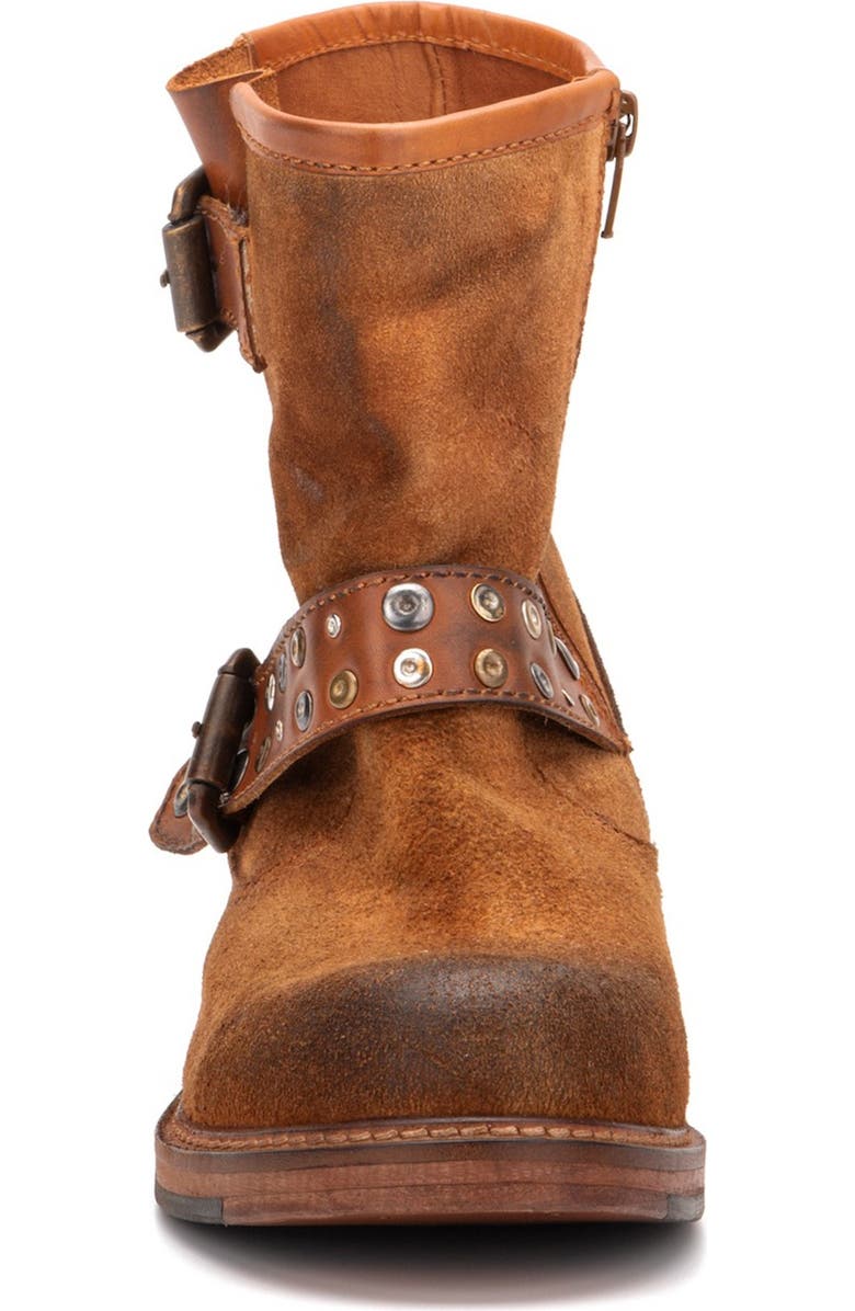 VINTAGE FOUNDRY Miriam Studded Leather Boot, Alternate, color, Tan