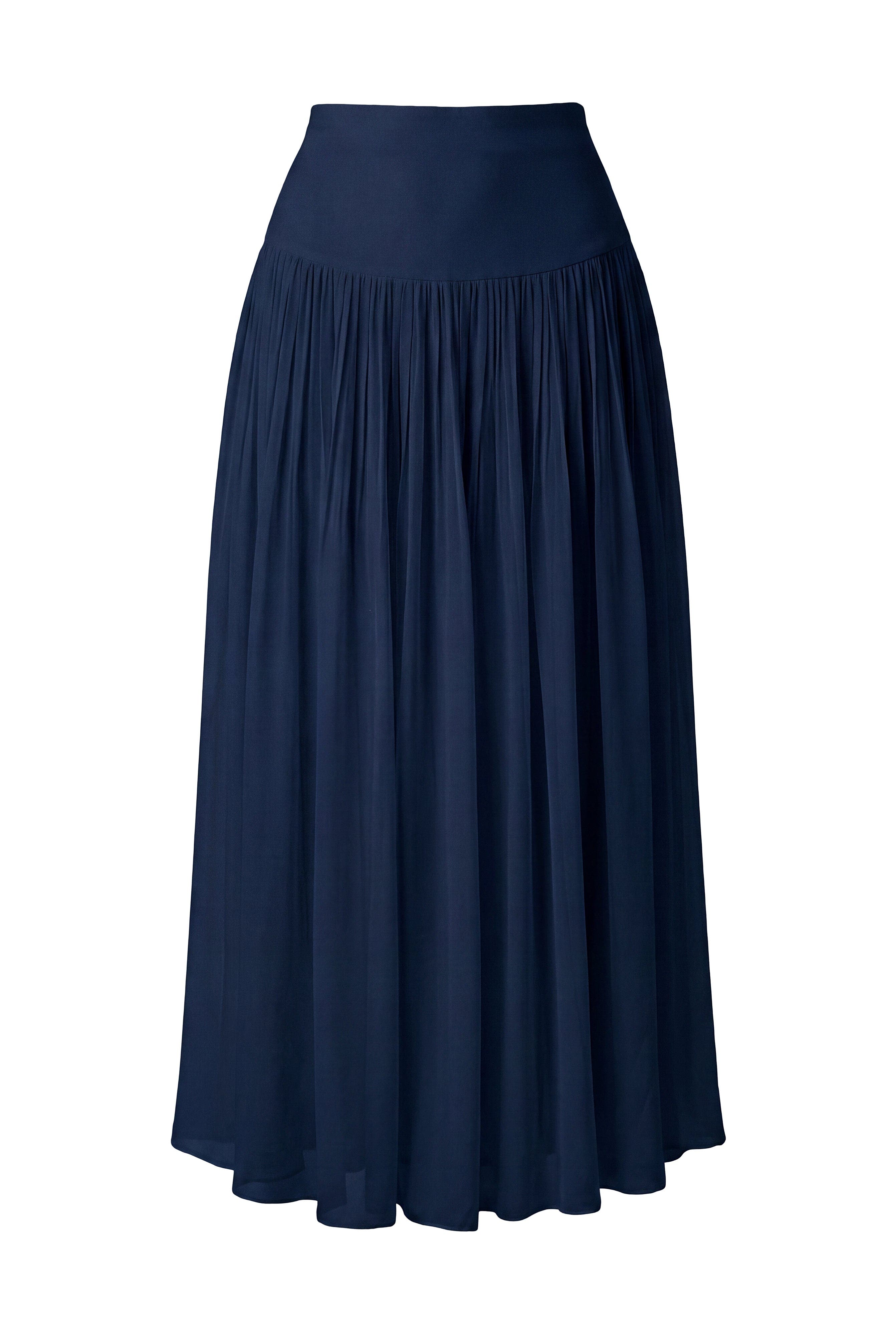 NICHOLAS Tani Godet Maxi Skirt (Women) | Nordstrom