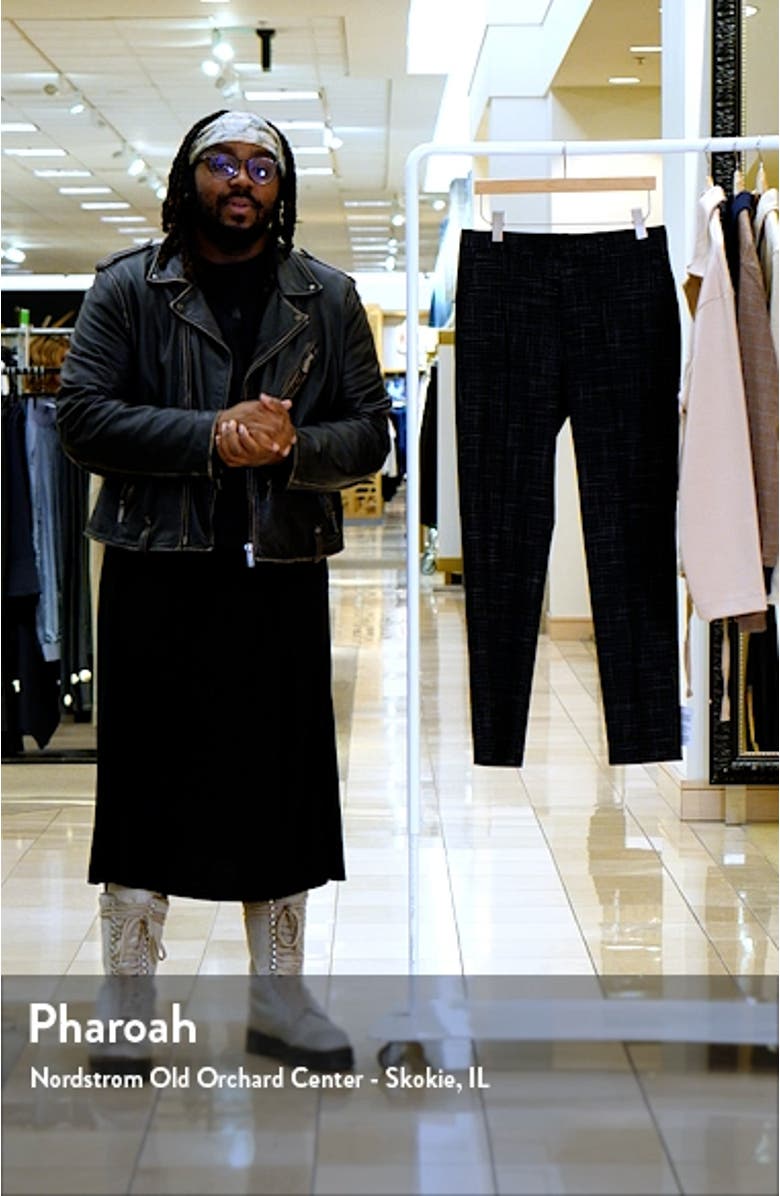 Slim Fit Crosshatch Suit Trousers, sales video thumbnail