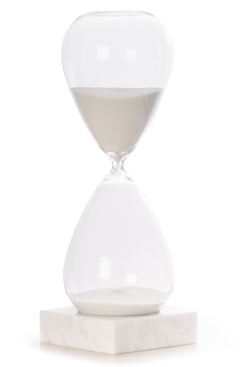 90-Minute Hourglass Sand Timer, Main, color, WHITE