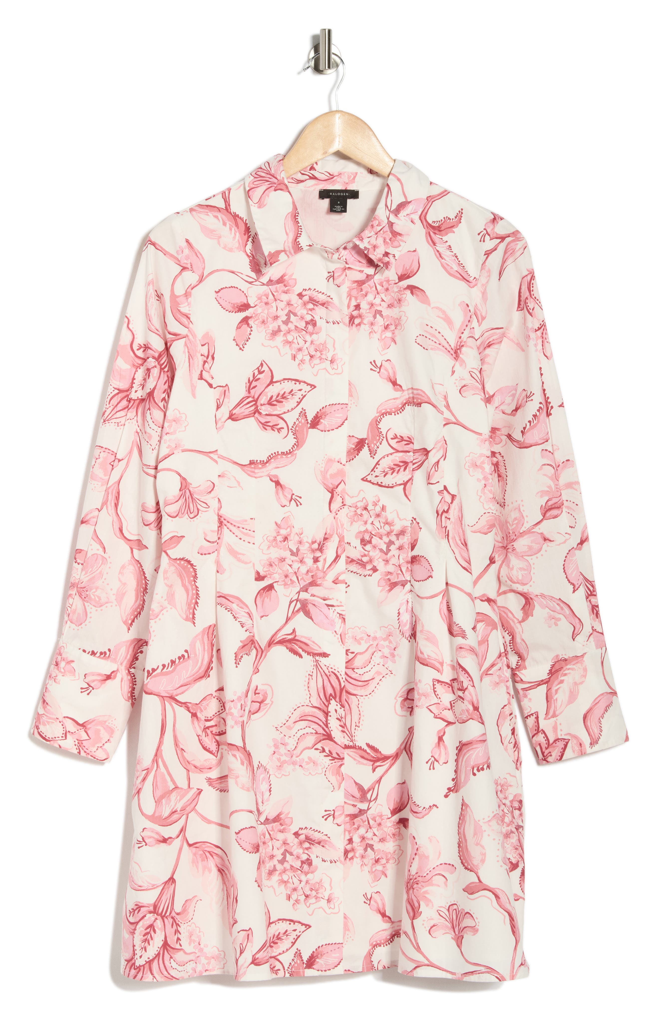 Halogen® Flared Skirt Shirtdress