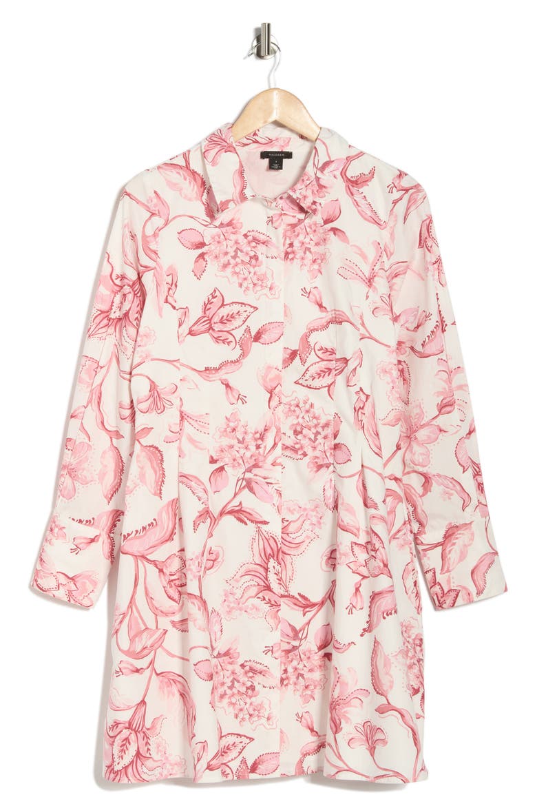 Flared Skirt Shirtdress, Alternate, color, PINK MULTI