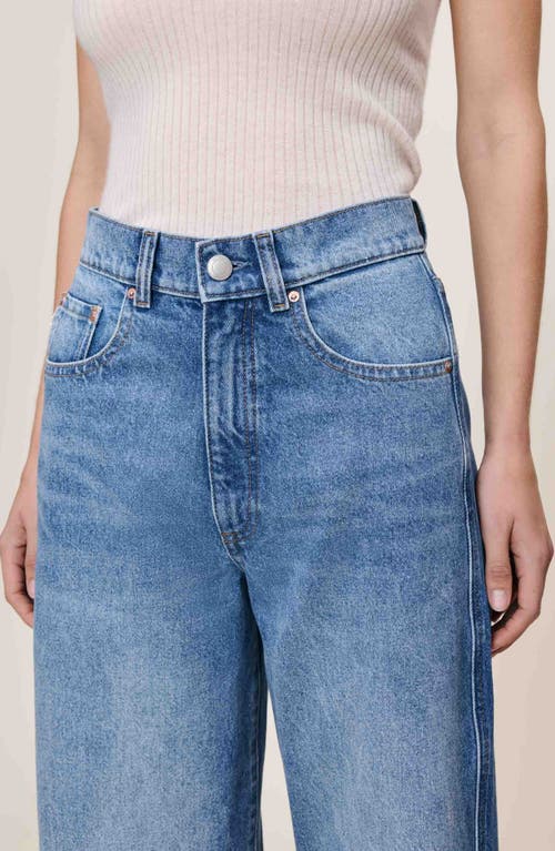 Dl1961 Taylor High Waist Relaxed Barrel Jeans In Blue