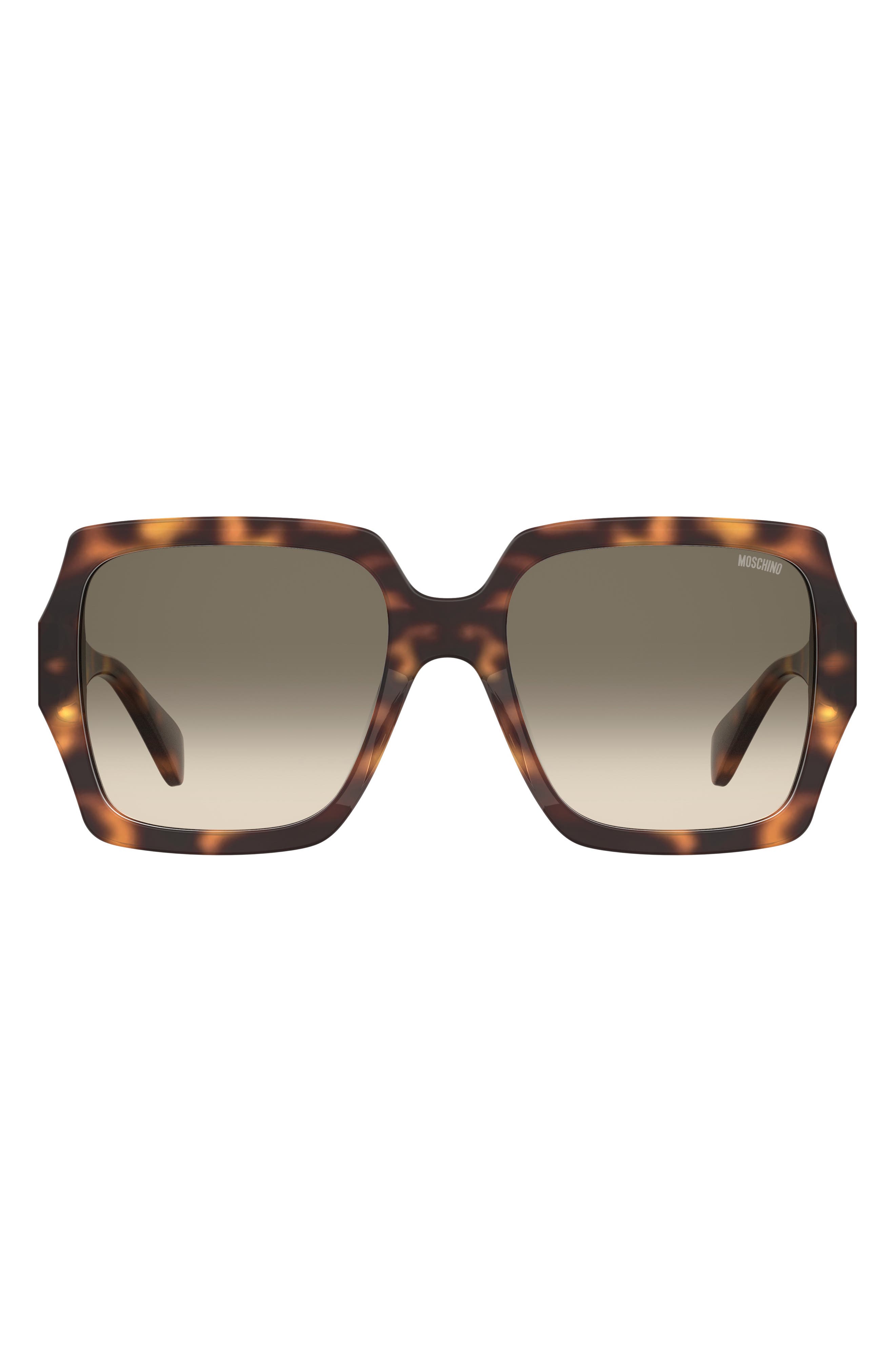 Moschino 56mm Gradient Square Sunglasses