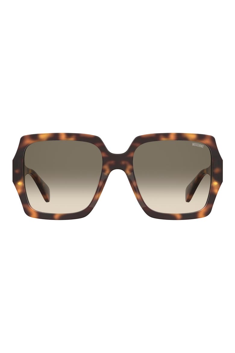 56mm Gradient Square Sunglasses, Main, color, 005L-9K