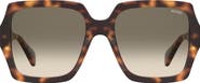 Moschino 56mm Gradient Square Sunglasses