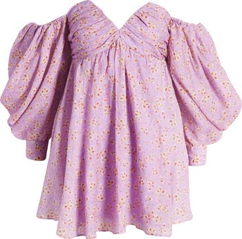 Lani Floral Off the Shoulder Minidress