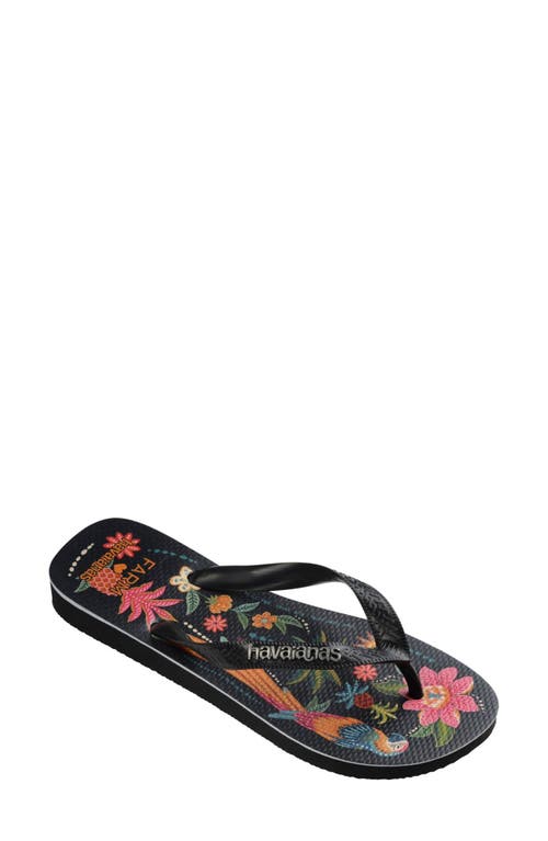 Havaianas X Farm Rio Print Footbed Flip Flop