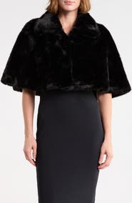 La Fiorentina Faux Fur Cape