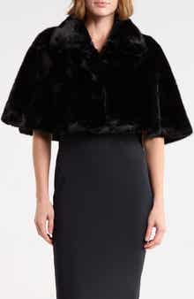Faux Fur Cape