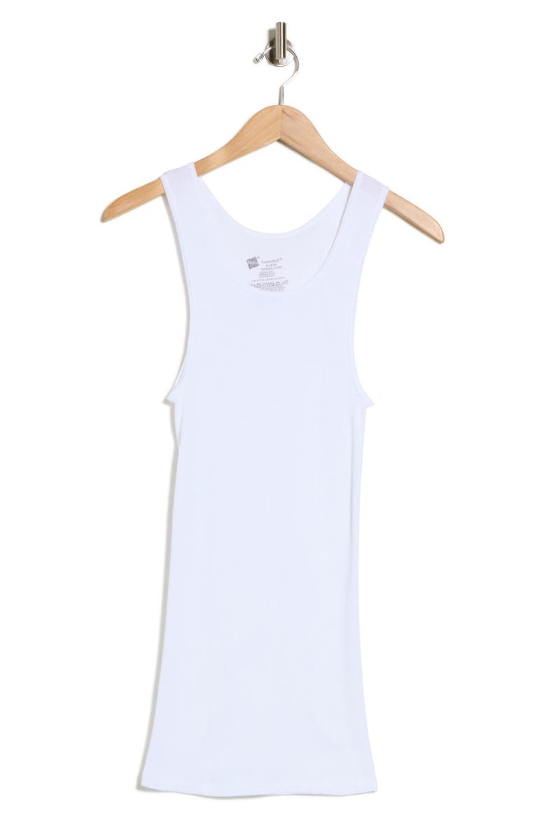 4-Pack Cotton Tanks, Main, color, WHITE