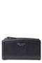 knott pebble leather slim zip wallet