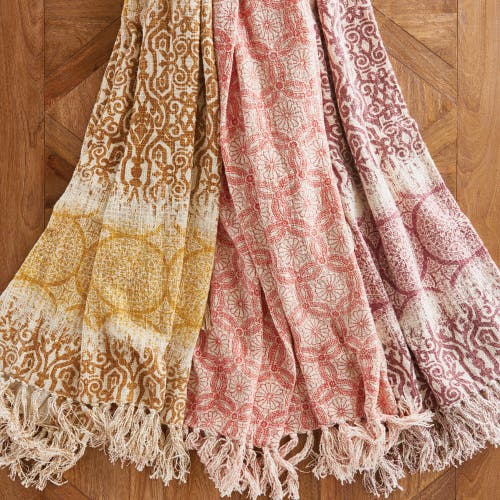 Napa Home & Garden Sienna Woven Throw In Neutral