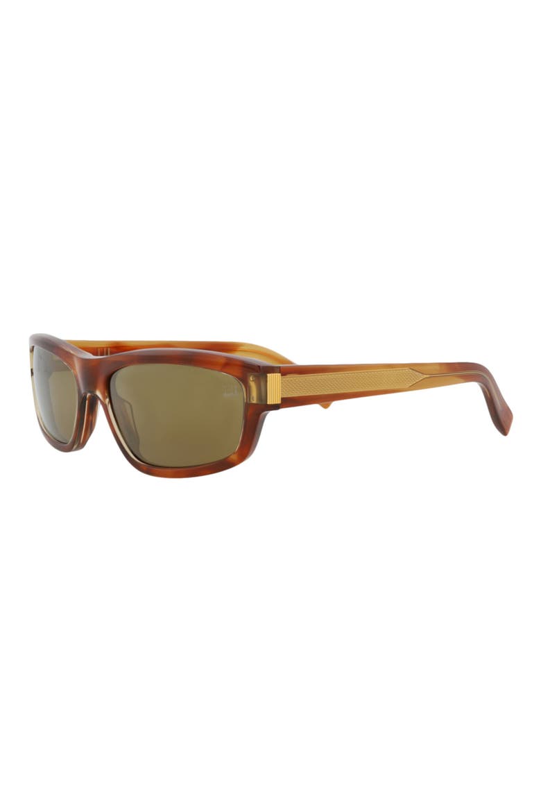 58mm Rectangular Sunglasses, Alternate, color, HAVANA / HAVANA BRONZE