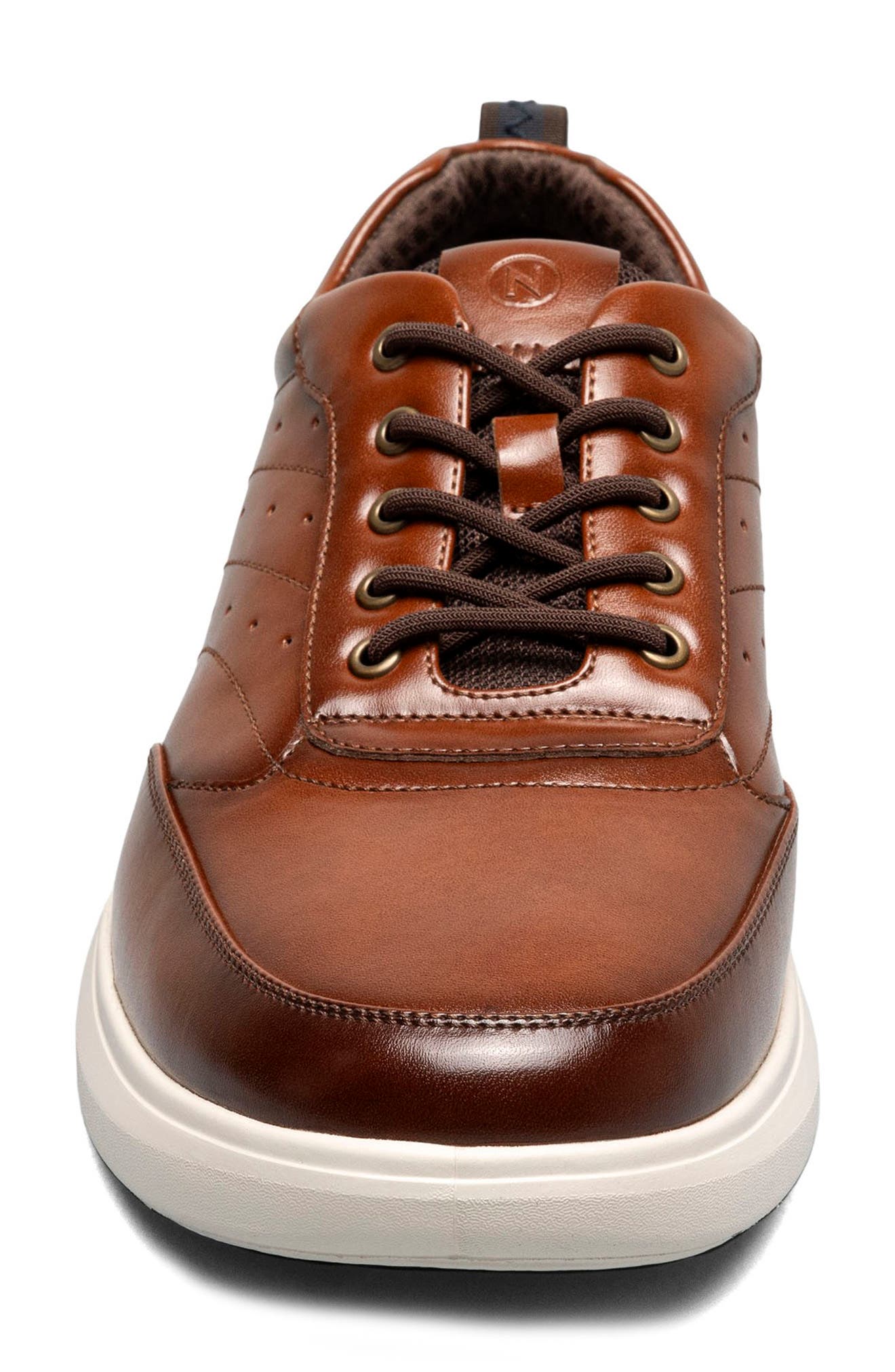 Ponte Moc Toe Sneaker, Alternate, color, COGNAC MULTI