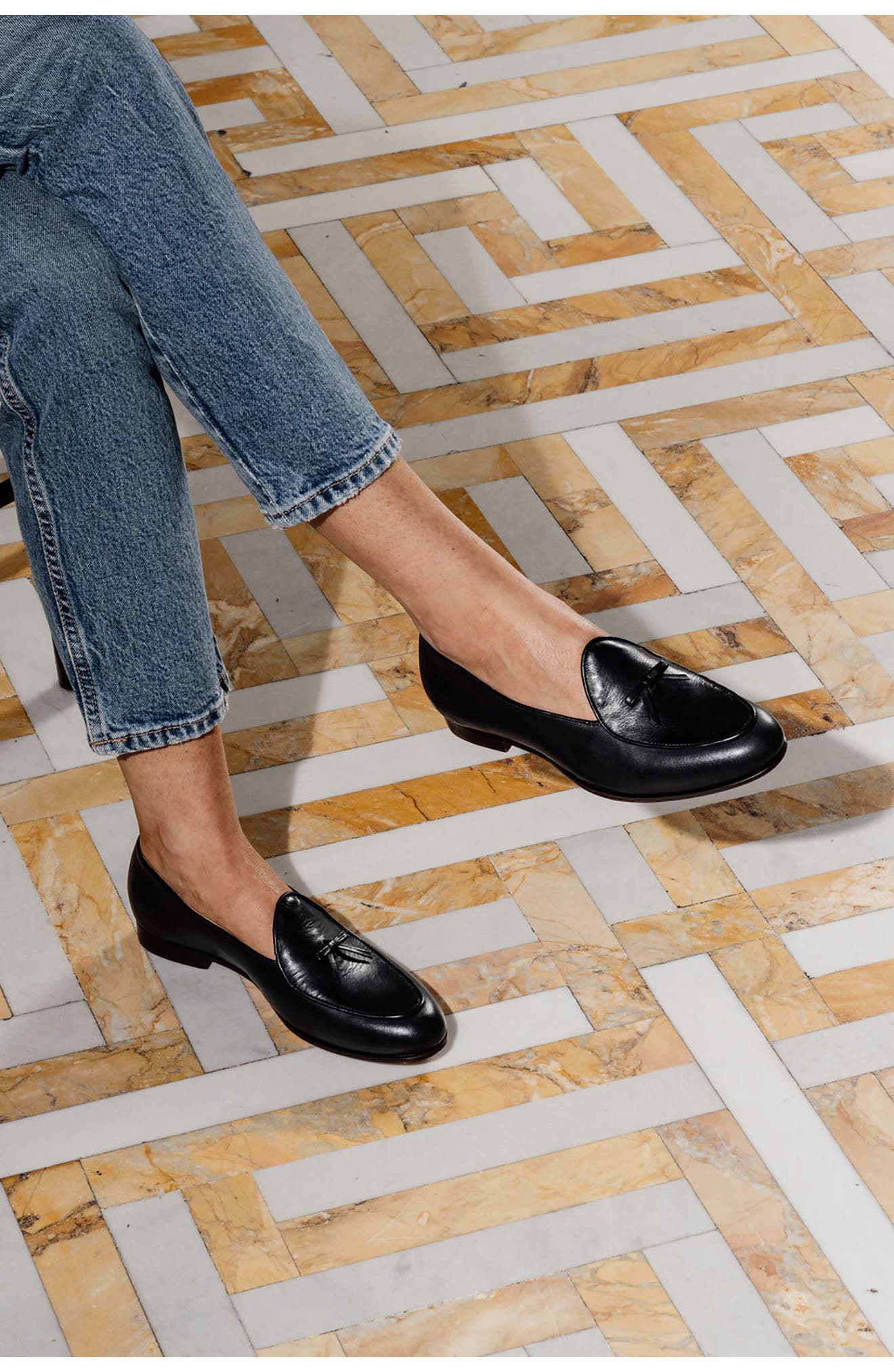 patricia green Coco Loafer, Alternate, color, Black