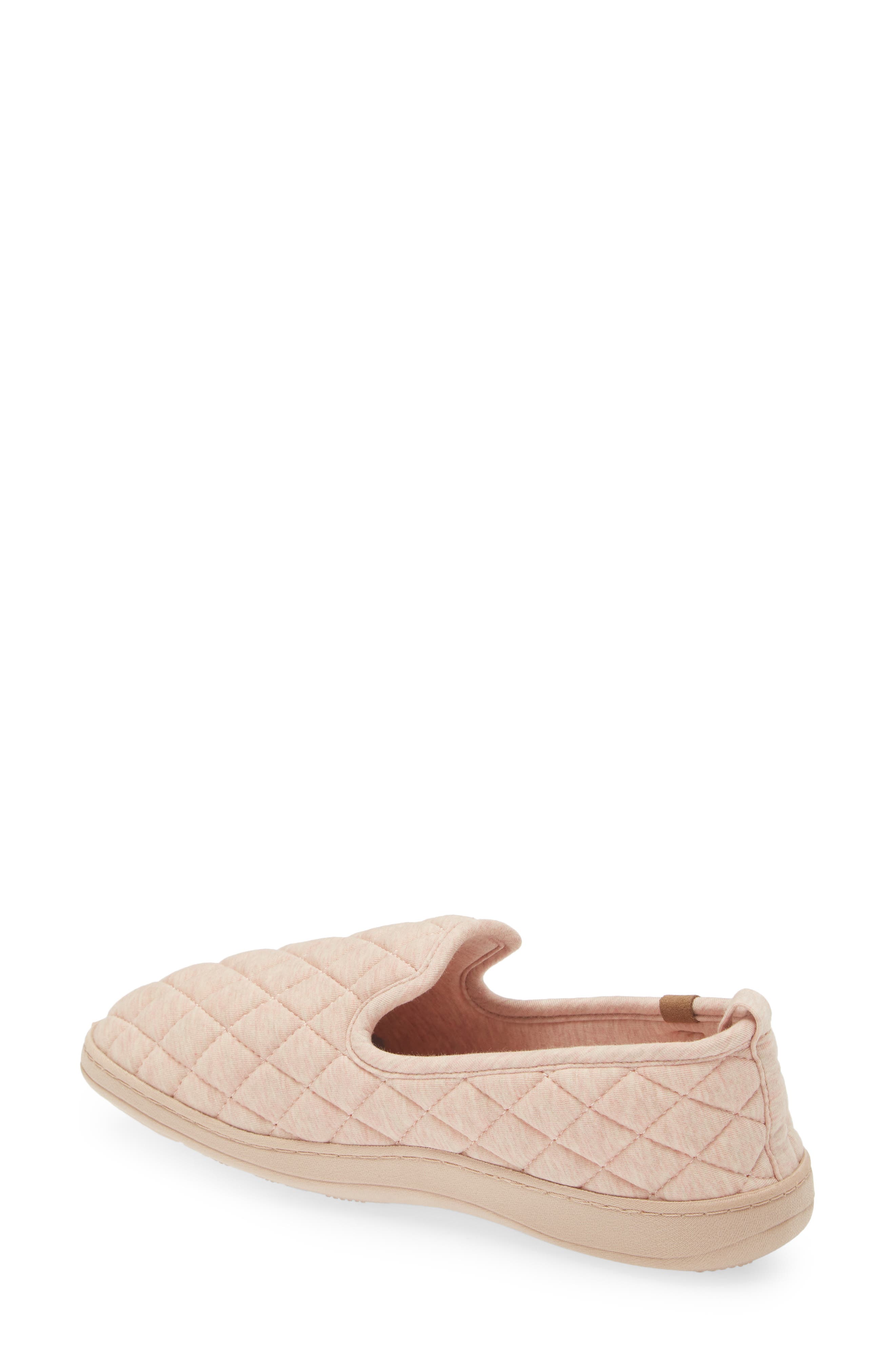 Acorn Lupine Quilted Slipper, Alternate, color, Beige
