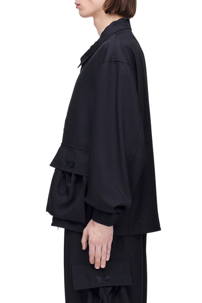 Sport Uniform Blouson, Alternate, color, BLACK