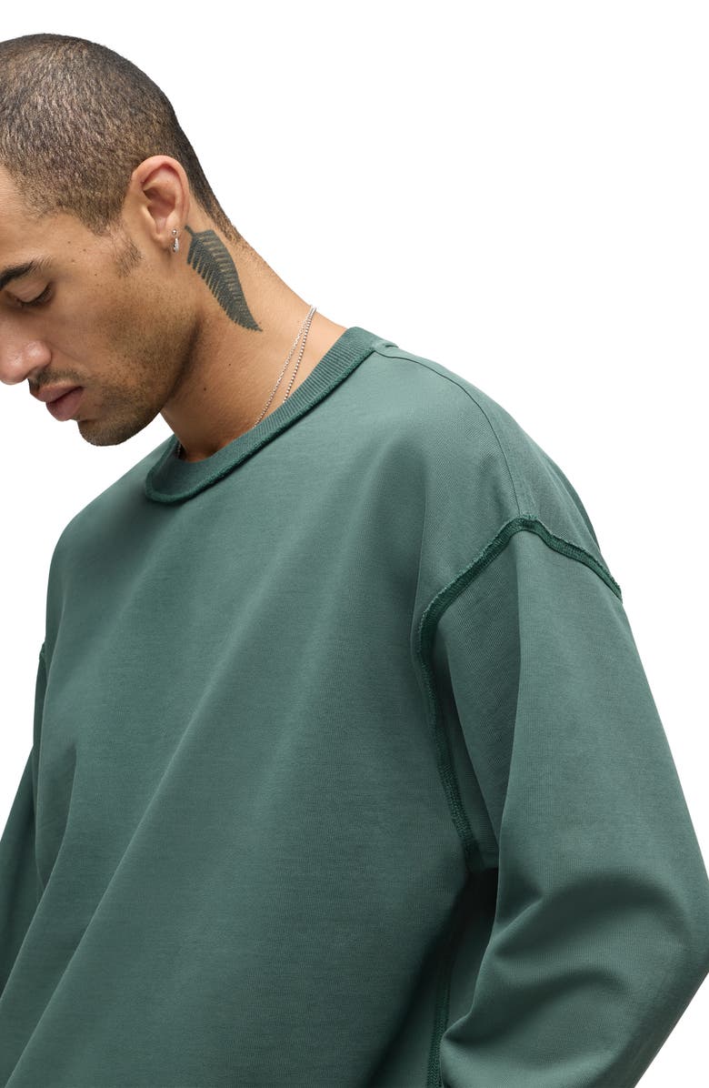 Hudson Jeans Heavyweight Cotton Long Sleeve T-Shirt, Alternate, color, 