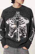 AllSaints Ribspill Crewneck Sweater