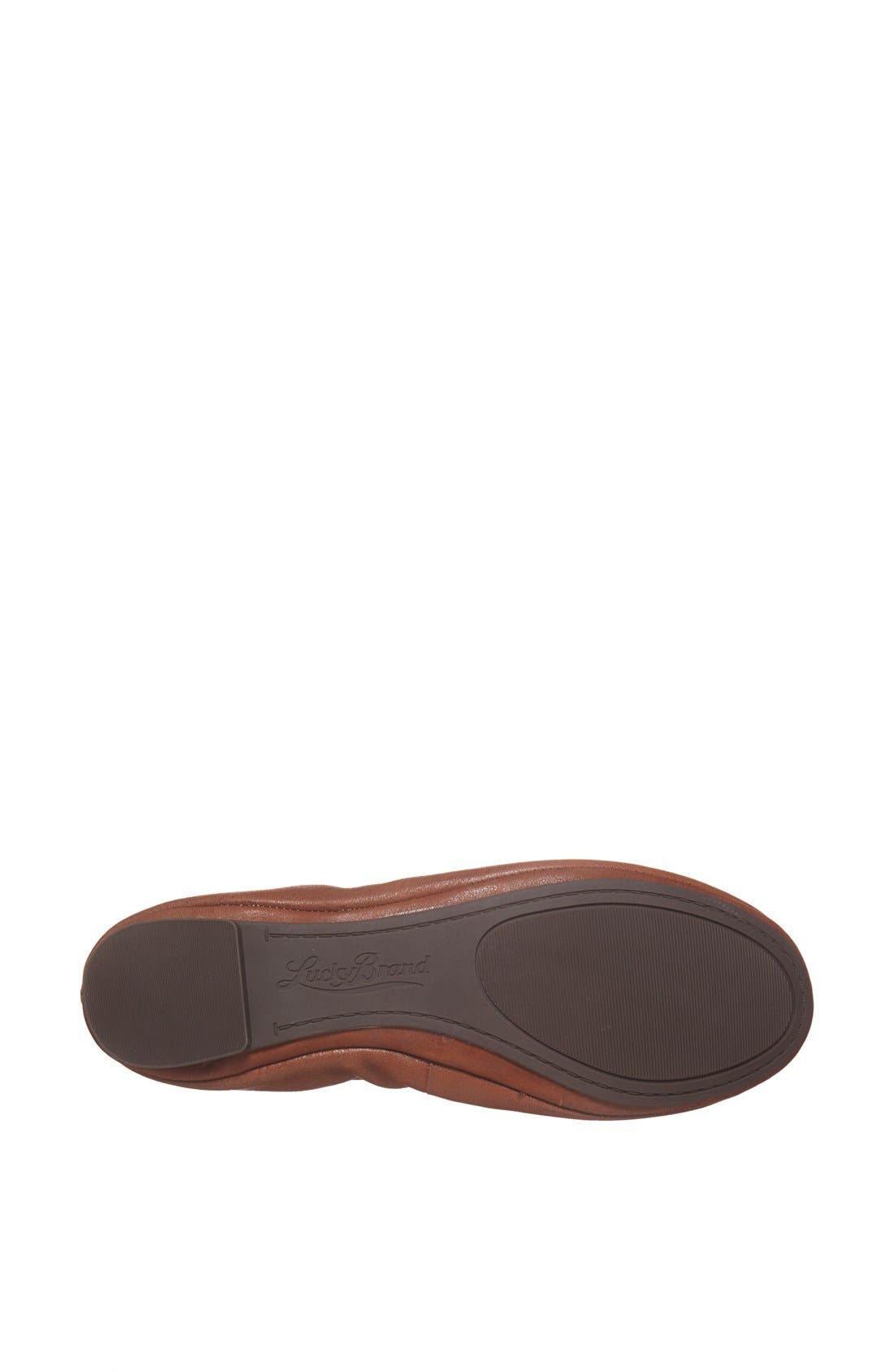Lucky Brand 'Emmie' Flat, Alternate, color, Bourbon