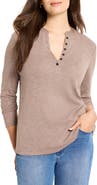 NZT by NIC+ZOE Cotton Blend Henley