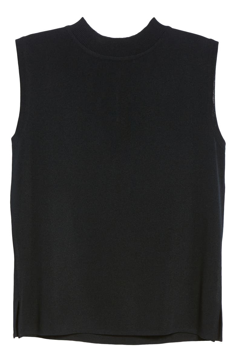 Ming Wang Mock Neck Shell, Alternate, color, 