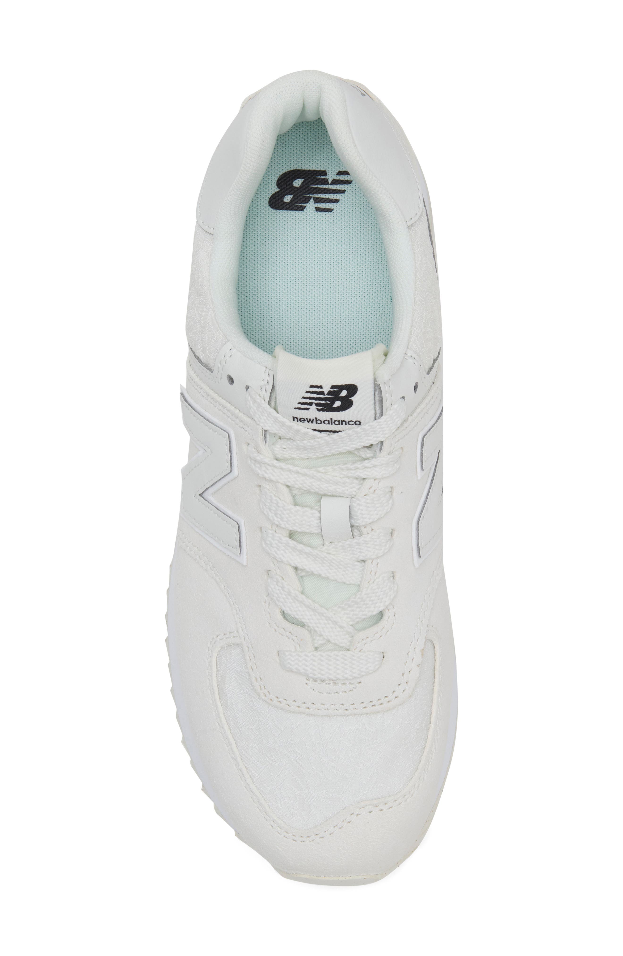 574 Plus Sneaker, Alternate, color, SEA SALT/ BLACK