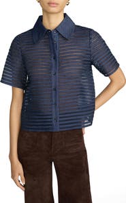FRAME The Denim Lattice Shirt
