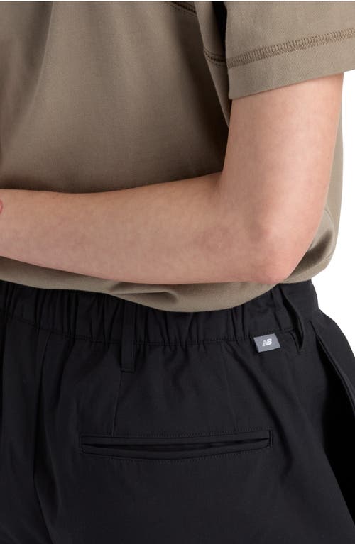 NEW BALANCE NEW BALANCE BOYLSTON PLEATED COTTON BLEND TWILL PANTS
