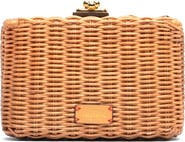 Frances Valentine Paige Wicker Clutch