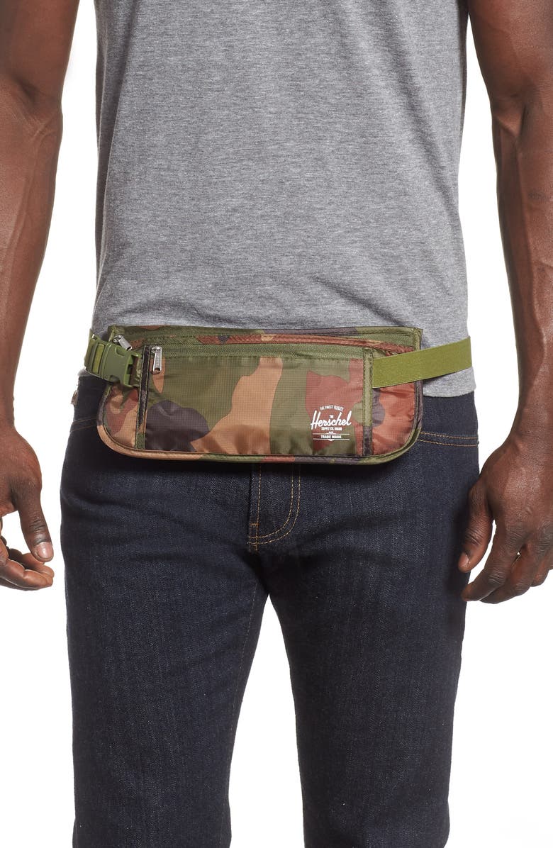 Herschel Supply Co. Camo Money Belt, Alternate, color, 
