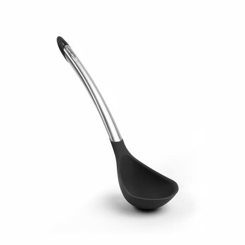 Silicone 
Stainless Steel 12.25-Inch Ladle