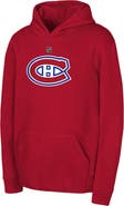Outerstuff Youth Outerstuff Red Montreal Canadiens Primary Logo Pullover Hoodie
